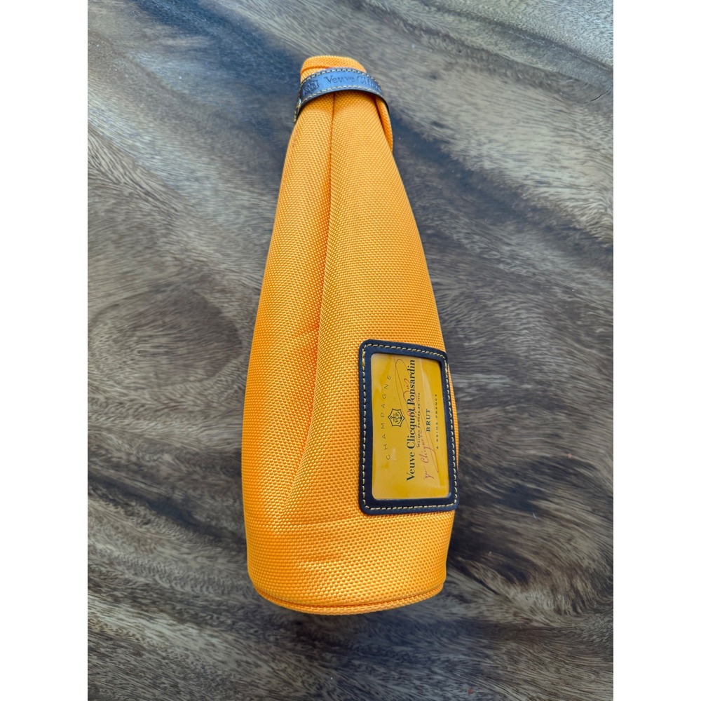 Veuve Clicquot Orange Insulated Champagne Bottle Carrier Thermal Sleeve Bag